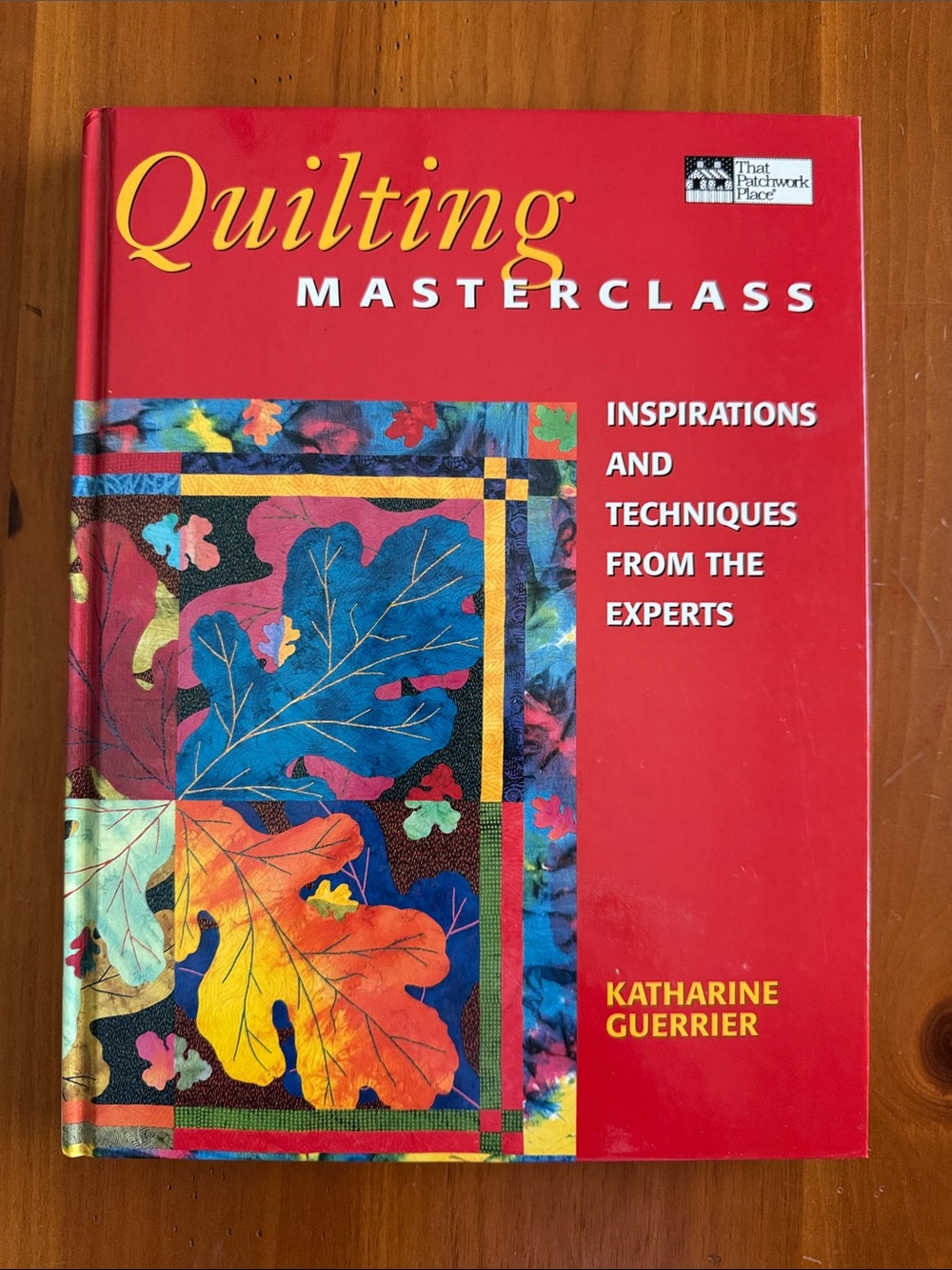 Quilting Masterclass by Katharine Guerrier - Red Cover